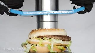 Big Mac vs Hydraulic Press