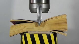 100 TON PRESS KNIFE vs CARDBOARD AND BOOK