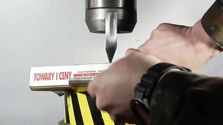 100 TON PRESS KNIFE vs CARDBOARD AND BOOK