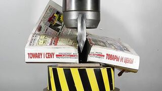 100 TON PRESS KNIFE vs CARDBOARD AND BOOK