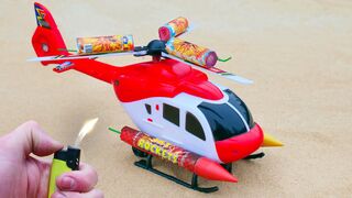 Experiment: Helicopter and Fireworks