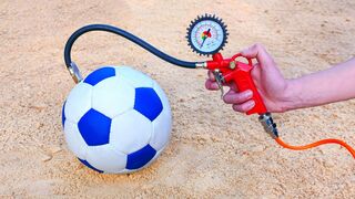 Experiment: Air Compressor vs Soccer Ball