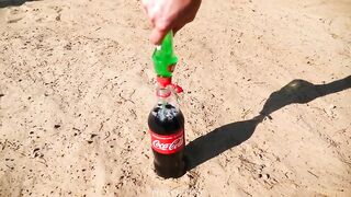 XXL Coca-Cola Rocket vs Mentos