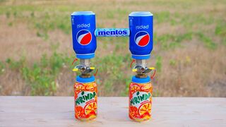 Experiment: Mirinda, Pepsi vs Mentos!