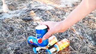 Experiment: Mirinda, Pepsi vs Mentos!