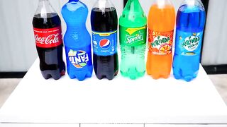 Experiment Coca Cola Mentos  vs  Washing Machine