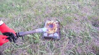 EXPERIMENT: Glowing 1000 degree METAL BALL vs JELLY