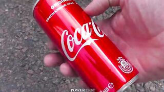 Experiment: Machine vs Coca Cola, Fanta, Mirinda with Balls