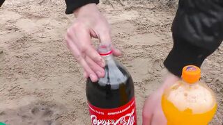 Experiment: Cola, Fanta, Sprite, Mirinda and Mentos Underground
