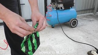 Experiment: Air Compressor vs Basketball