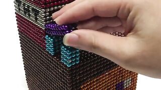 How To Build House Steve & TNT Minecraft with Magnetic Balls
