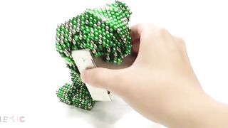 Minecraft Vs Monster Magnets | Minecraft In Real Life with Magnetic Balls