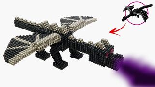 Make Ender Dragon With Magnetic Balls | Monster Magnets Vs Ender Dragon Minecraft