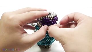 Dinsney Princesses Ariel (Little Mermaid) Made Of Magnetic Balls | Ariel Vs Monster Magnets