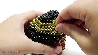 Monster Magnets Vs Roblox Builderman | DIY Builderman With Magnetic Balls