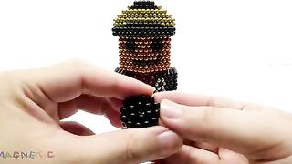 Monster Magnets Vs Roblox Builderman | DIY Builderman With Magnetic Balls