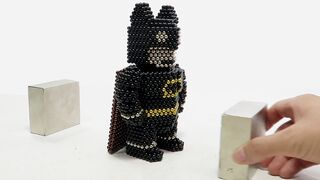 Batman Vs Monster Magnets | DIY How To Make Batman with Magnetic Balls