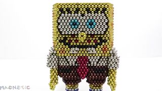 Monster Magnets Vs SpongeBob (SpongeBob SquarePants) | How To Make SpongeBob With Magnetic Ballls