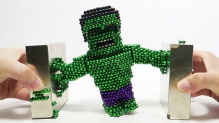 Monster Magnets Vs Avenger (Hulk) | Make Hulk With Magnetic Balls