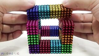 Magnet Satisfaction 100% | How To Make Rainbow Cube Tiny to Giant
