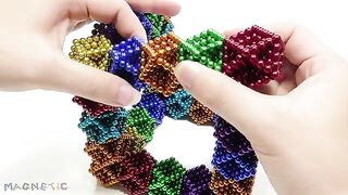 Magnet Satisfaction 100% | How To Make Rainbow Cube Tiny to Giant