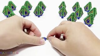 How To Build Magnetic Shape With Magnetic Ball | Magnetic Games ASMR Satisfaction