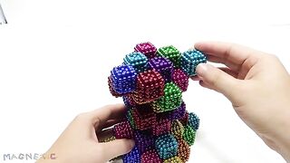 Magnetic CUBE - How To Make Rainbow Cube With Magnetic Balls | Magnet Satisfaciton