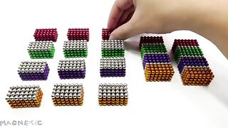 DIY - How To Build Beautiful Modern 2-storey Villa With Magnetic Balls | Magnetic Satisfying