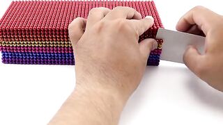 ASMR | How to Make Battleship from Rainbow Magnetic Balls - Oddly Satisfying | Top 10 Magnetics [4K]