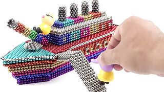 ASMR | How to Make Battleship from Rainbow Magnetic Balls - Oddly Satisfying | Top 10 Magnetics [4K]