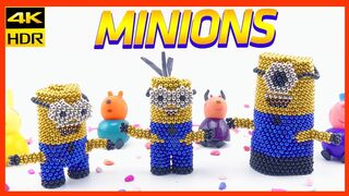 DIY HOW TO MAKE CUTE MINIONS FAMILY FROM MAGNETICS BALLS | Top 10 Magnetics