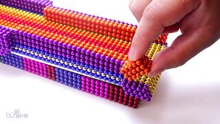 BuPi Show Making Dump Truck from Magnetic Balls - How to do this (ASMR Satisfying & Relax) | DIY 4K