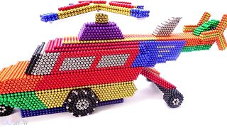 DIY - How To Make Helicopter Car from Magnetic Balls (Satisfying Relaxing) - BuPi Show 4K [P #20]