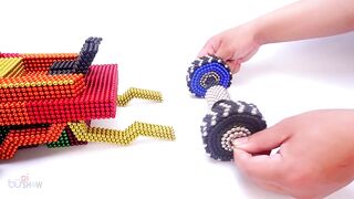 DIY - How To Make Terrain Car with Magnetic Balls (ASMR Satisfaction 100%) - BuPi Show 4K [P #14]