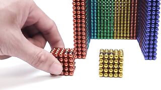 DIY - Building Most Beautiful House With Magnetic Balls, Slime (ASMR Satisfying 100 %), BuPi Show 4k
