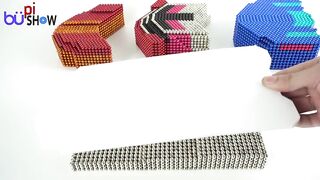 DIY -  Magnet ASMR -  How To Make Supercar From 37000 Magnetic Balls - BuPi Show 4k