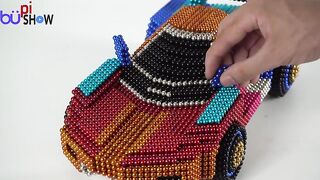 DIY -  Magnet ASMR -  How To Make Supercar From 37000 Magnetic Balls - BuPi Show 4k