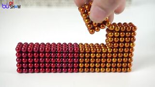 DIY -  How To Make Color Mini Cooper From Magnetic Balls For Peppa Pig Toys - BuPi Show 4k