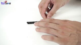 DIY -  How To Make Color Mini Cooper From Magnetic Balls For Peppa Pig Toys - BuPi Show 4k