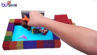 DIY How To Make Beautiful Swimming Pool Ariel & Zuma Paw Patrol Toys With Magnetic Ball BuPi Show 4k
