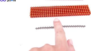 DIY -  How To Make PIANO With Magnetic Balls - Twinkle Twinkle Little Star Vocal Song, BuPi Show 4k