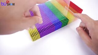 DIY - HOW TO Build Ice Cream Stick GUITAR from From 7700 Mini Magnetic Balls (ASMR) - Bupi Show 4k