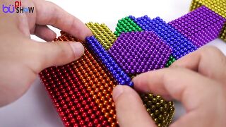 DIY - HOW TO Build Ice Cream Stick GUITAR from From 7700 Mini Magnetic Balls (ASMR) - Bupi Show 4k