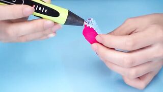 DIY Barbie Hacks With Mini Shoes -  How to Drawing with 3D Pen