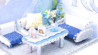 DIY #Miniature #Frozen #Living Room and #Balcony ~ Frozen #Elsa #Room #Decor #3