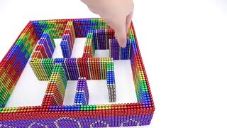 DIY - Build Pyramid Maze 5 - Level For Hamster From Magnetic Balls (Miniature Magnet) | WOW Magnet