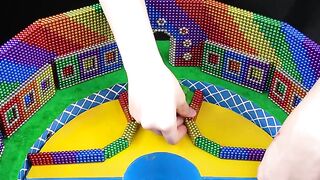 DIY - Build Underground Swimming Pool For Eel With Magnetic Balls (Satisfying) - WOW Magnet