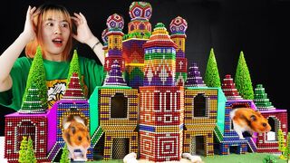 DIY Girl | Build SAINT PETERSBURG Palace For Hamster With Magnetic Balls | Satisfying | WOW Magnet