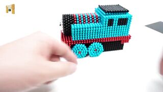 DIY How To Make Thomas Train with Magnetic Balls |Magnetic Toy (ASMR) 4K