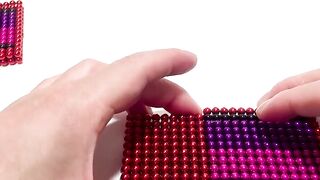 DIY - How To Make A Red Telephone box with Magnetic balls (ASMR) Magnetic Toy